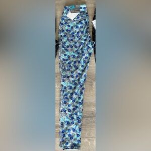 GAP Floral Leggings Size Medium Regular Full Length New with Tags